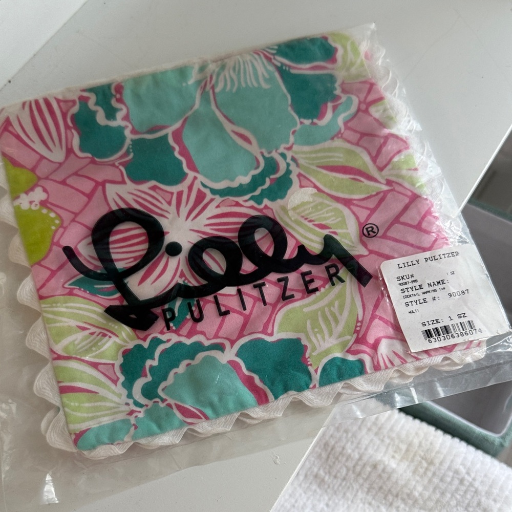 Lilly Pulitzer Vibrant Floral Cocktail Napkins